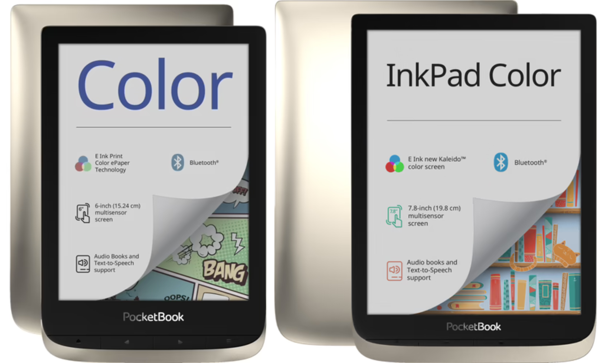 E-reader met kleurenscherm