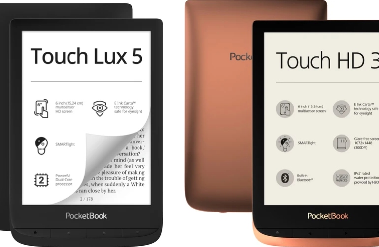 PocketBook Touch Lux 5 vs PocketBook Touch HD 3 ​